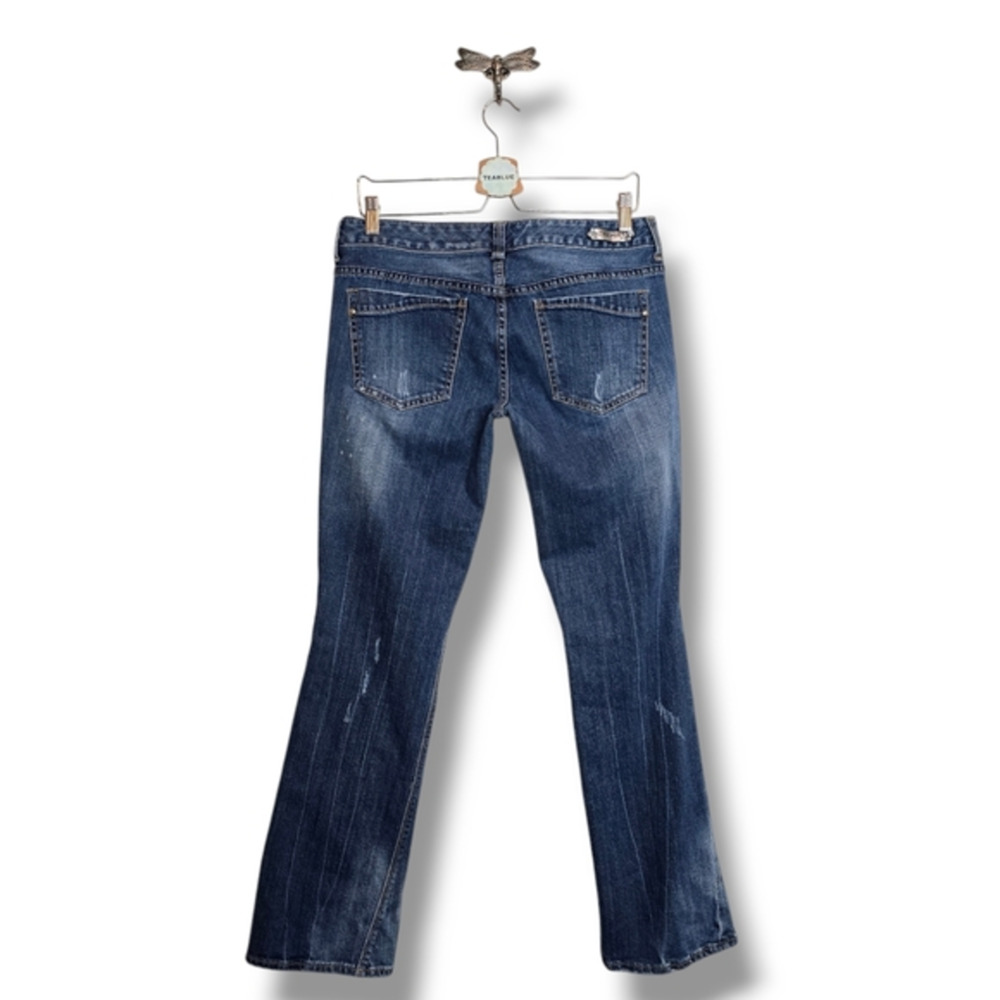 Express Barely Boot Y2k Low-Rise Bootcut Jean Siz… - image 2